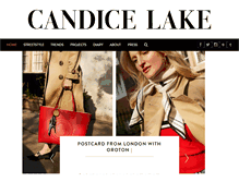 Tablet Screenshot of candicelake.com